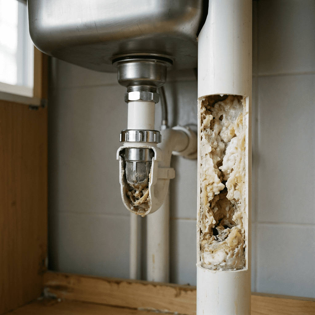 הצטברות שומנים בצנרת ביוב – הגורם המוביל לסתימות